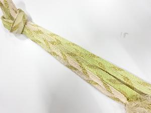 正絹　無形文化財　道明製　手組帯締め